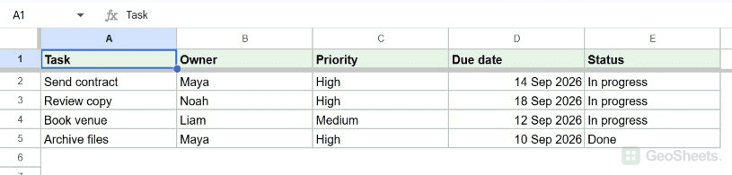Google Sheets and before