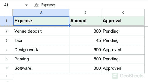 Google Sheets numeric before