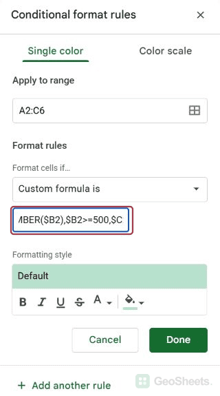 Google Sheets numeric formula middle characters