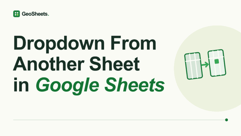 Dropdown on an Orders tab connected to a maintained list on another Google Sheets tab